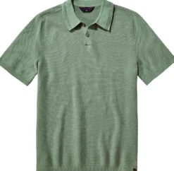 Herren-Poloshirt gestrickt