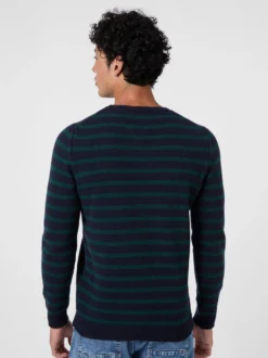 Herrenpullover geringelt