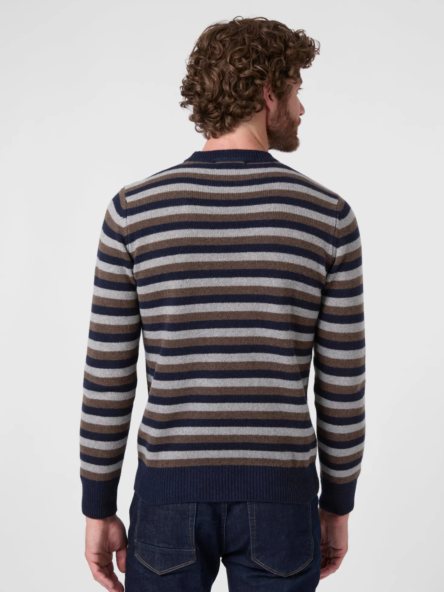 Herrenpullover Kaschmir-Wolle