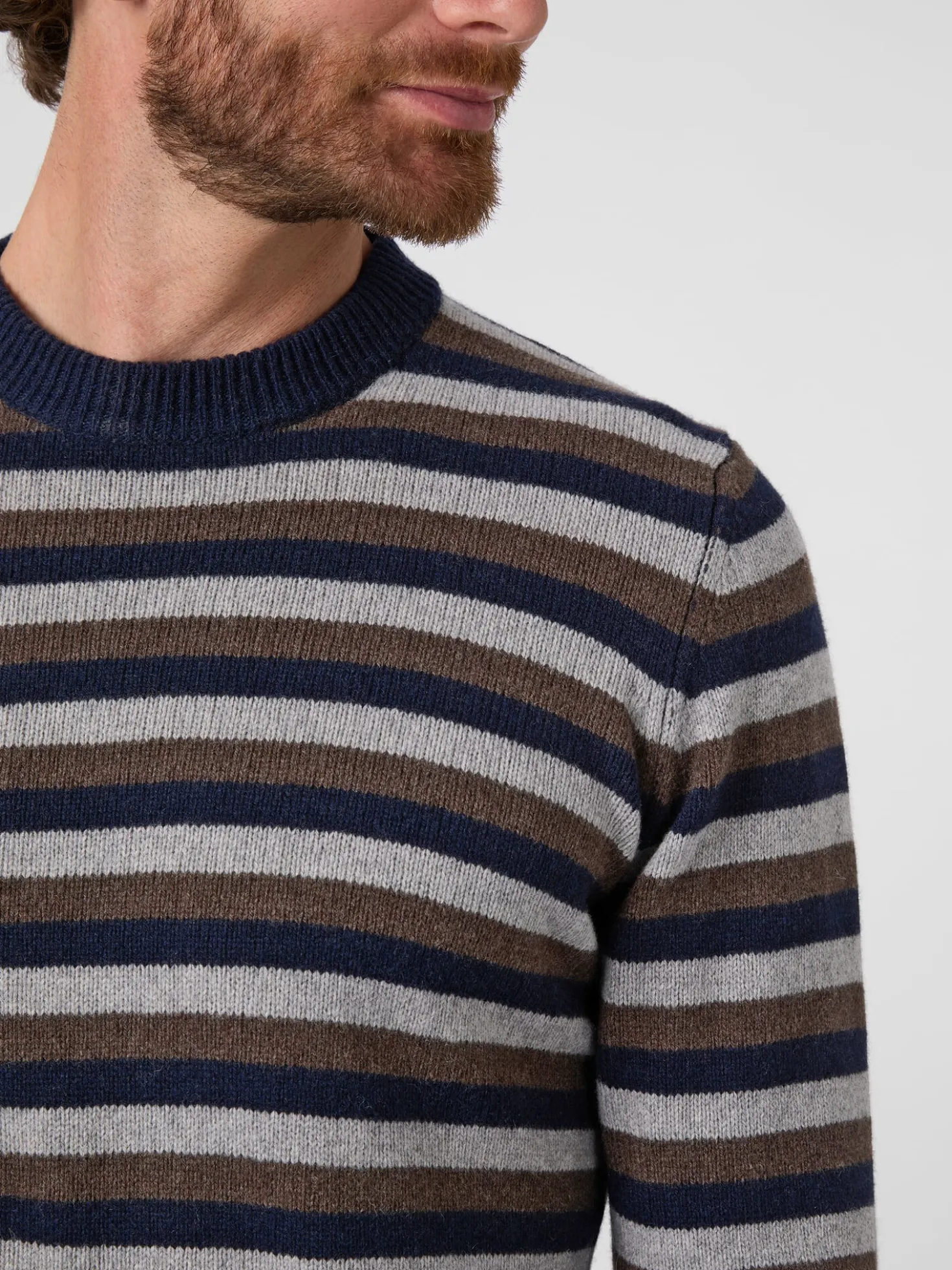 Herrenpullover Kaschmir-Wolle