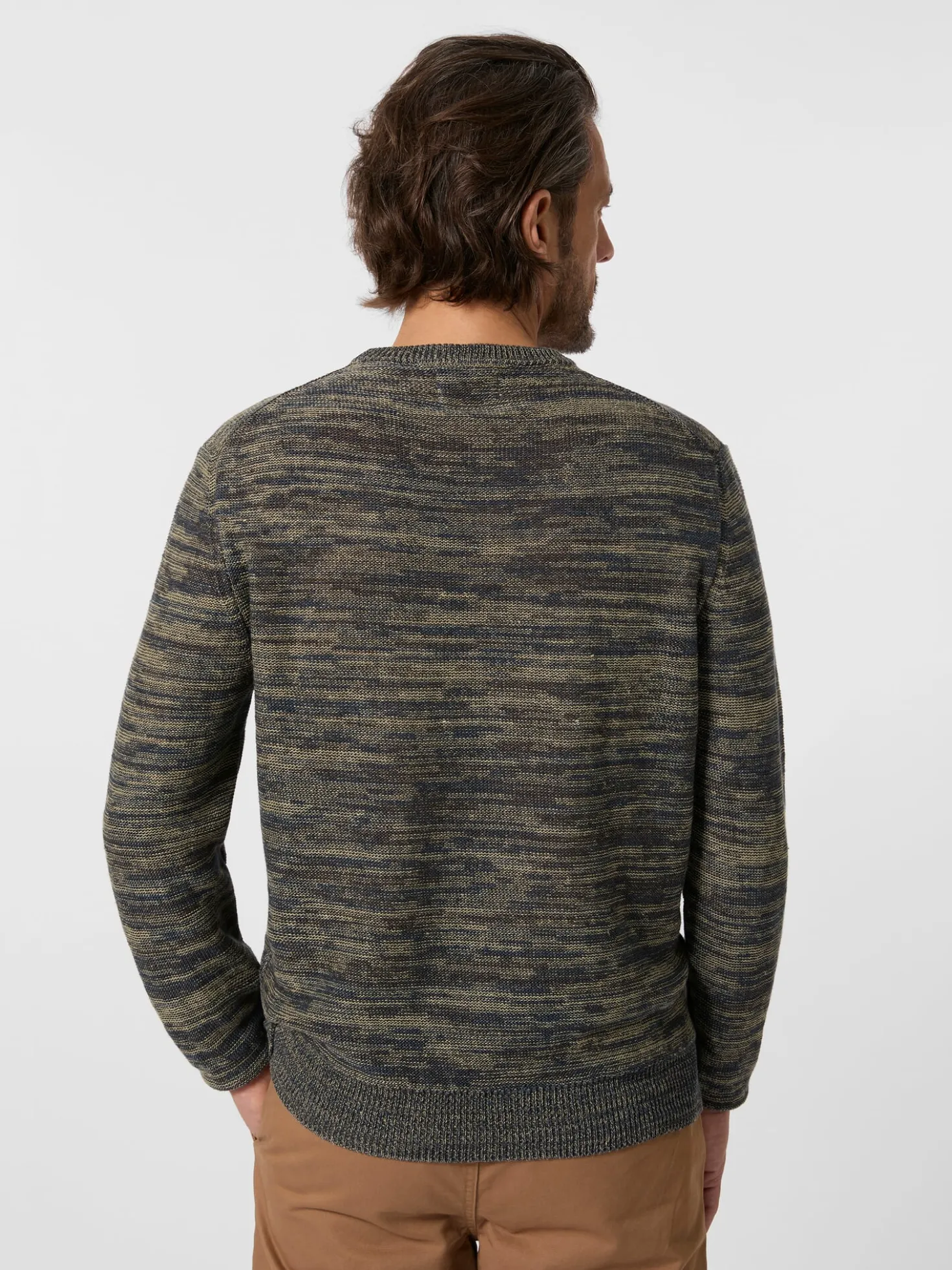 Herrenpullover Leinen