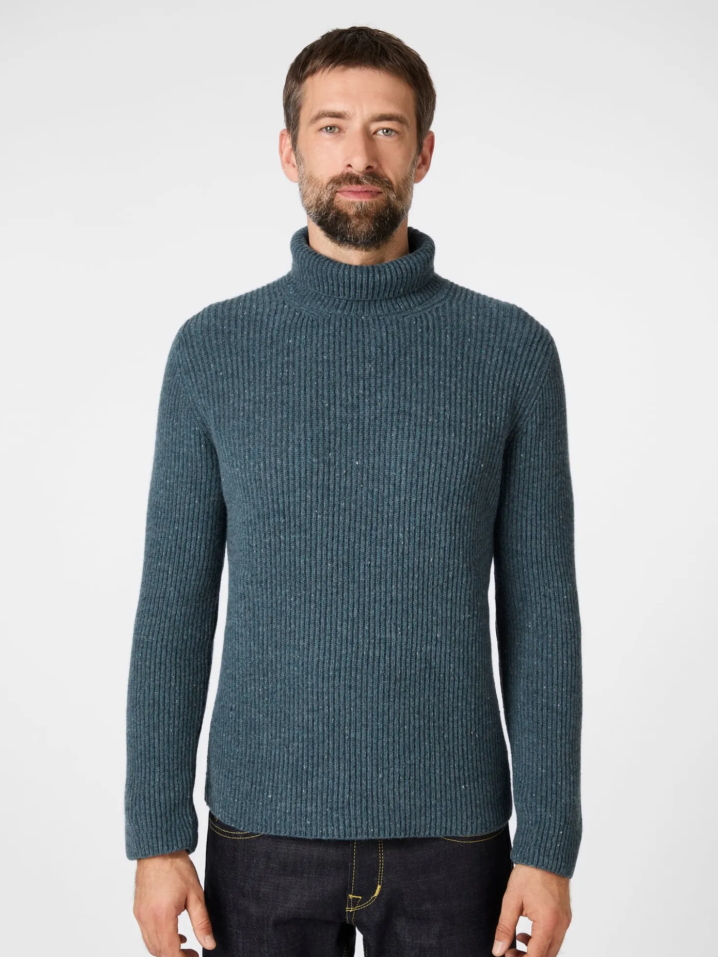 Herrenpullover Melangegarn