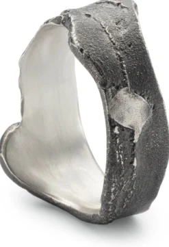 Herrenring Sandguss Oxid