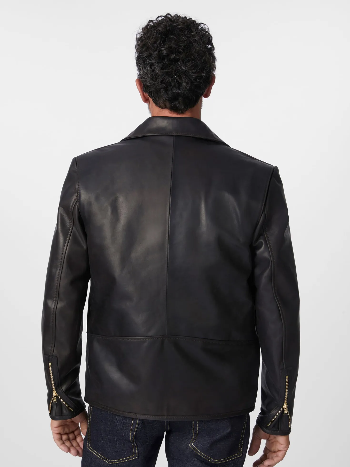Herren-Roadsterjacke Pferdeleder