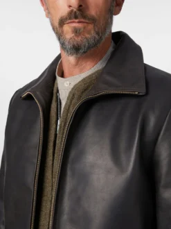 Herren-Roadsterjacke Pferdeleder