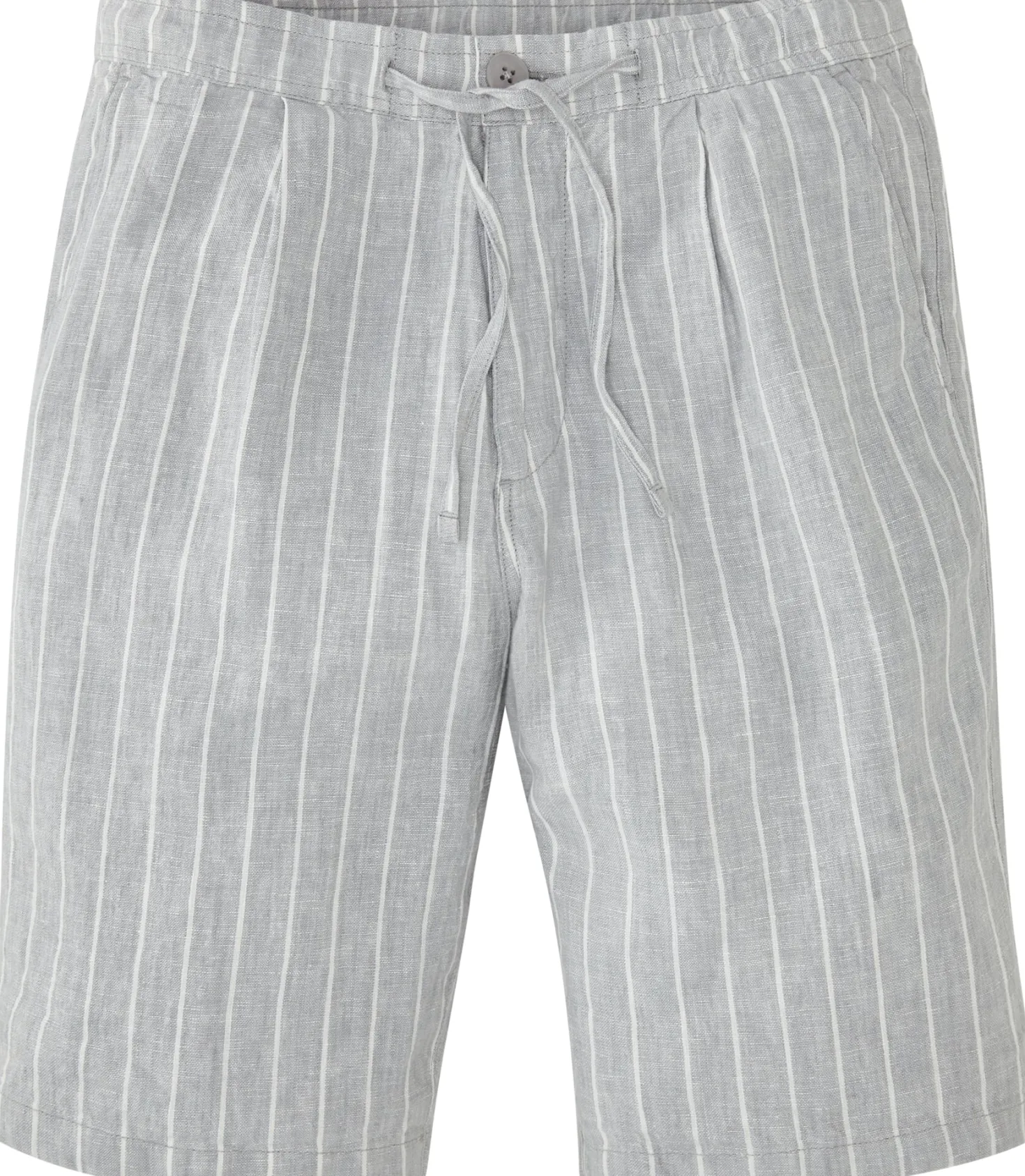 Herrenshorts Leinen gestreift