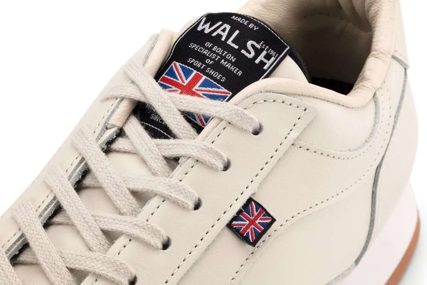 Herrensneaker Glattleder