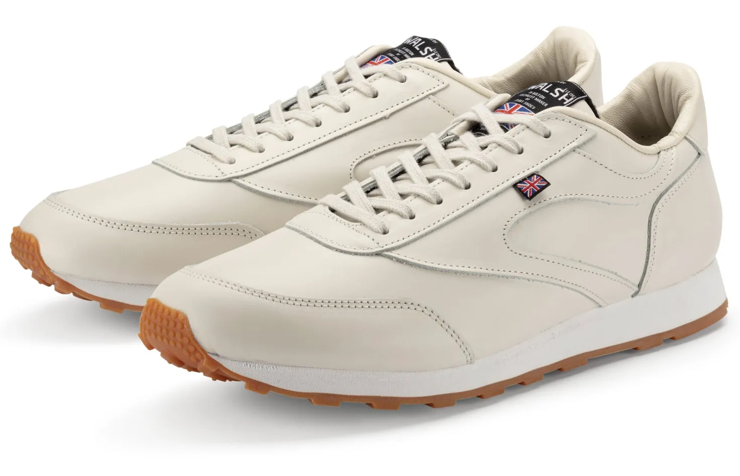 Herrensneaker Glattleder