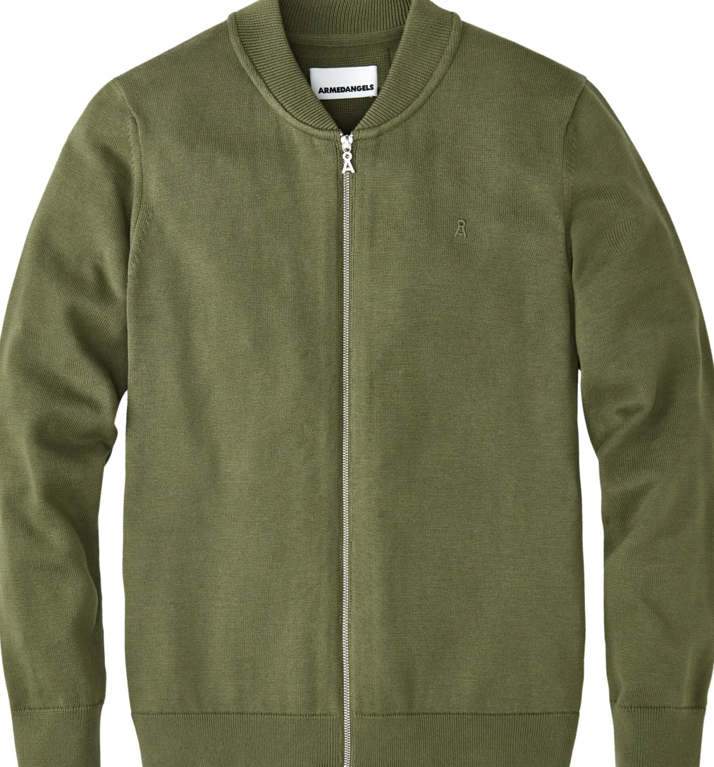 Herren-Strickjacke mit Zip