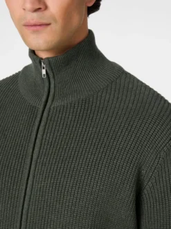 Herren-Strickjacke mit Zip