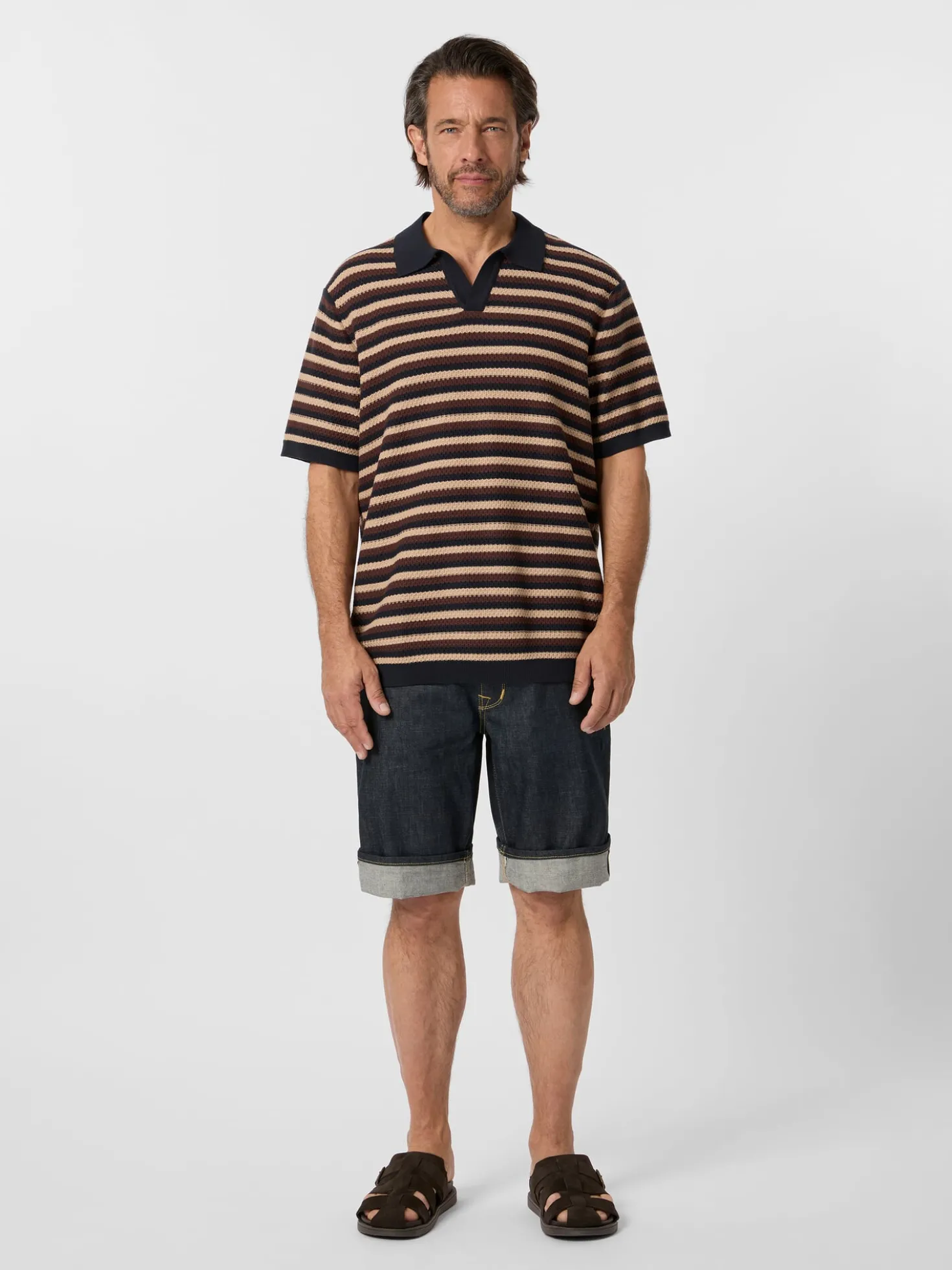Herren-Strickpolo