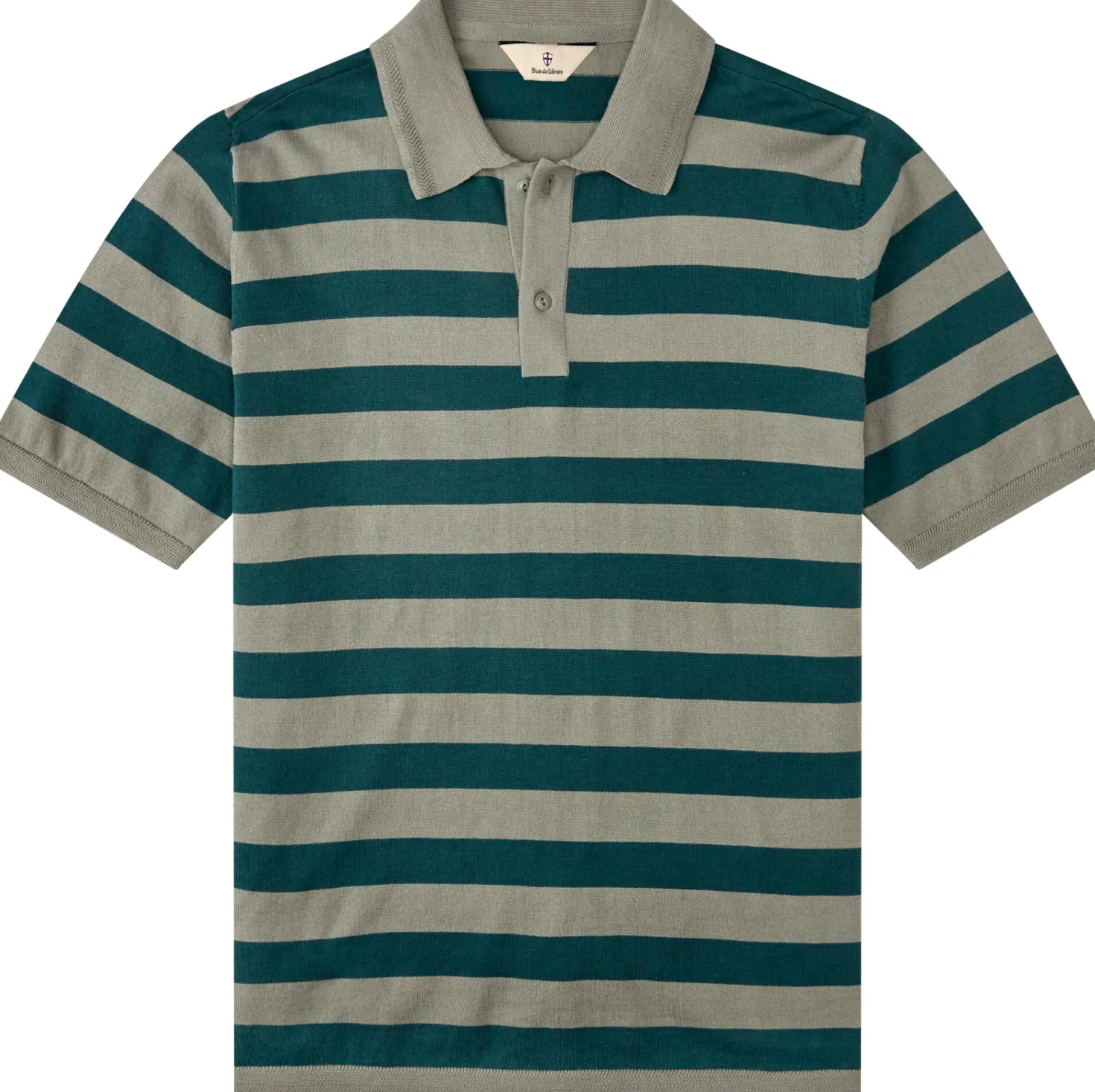 Herren-Strickpolo gestreift