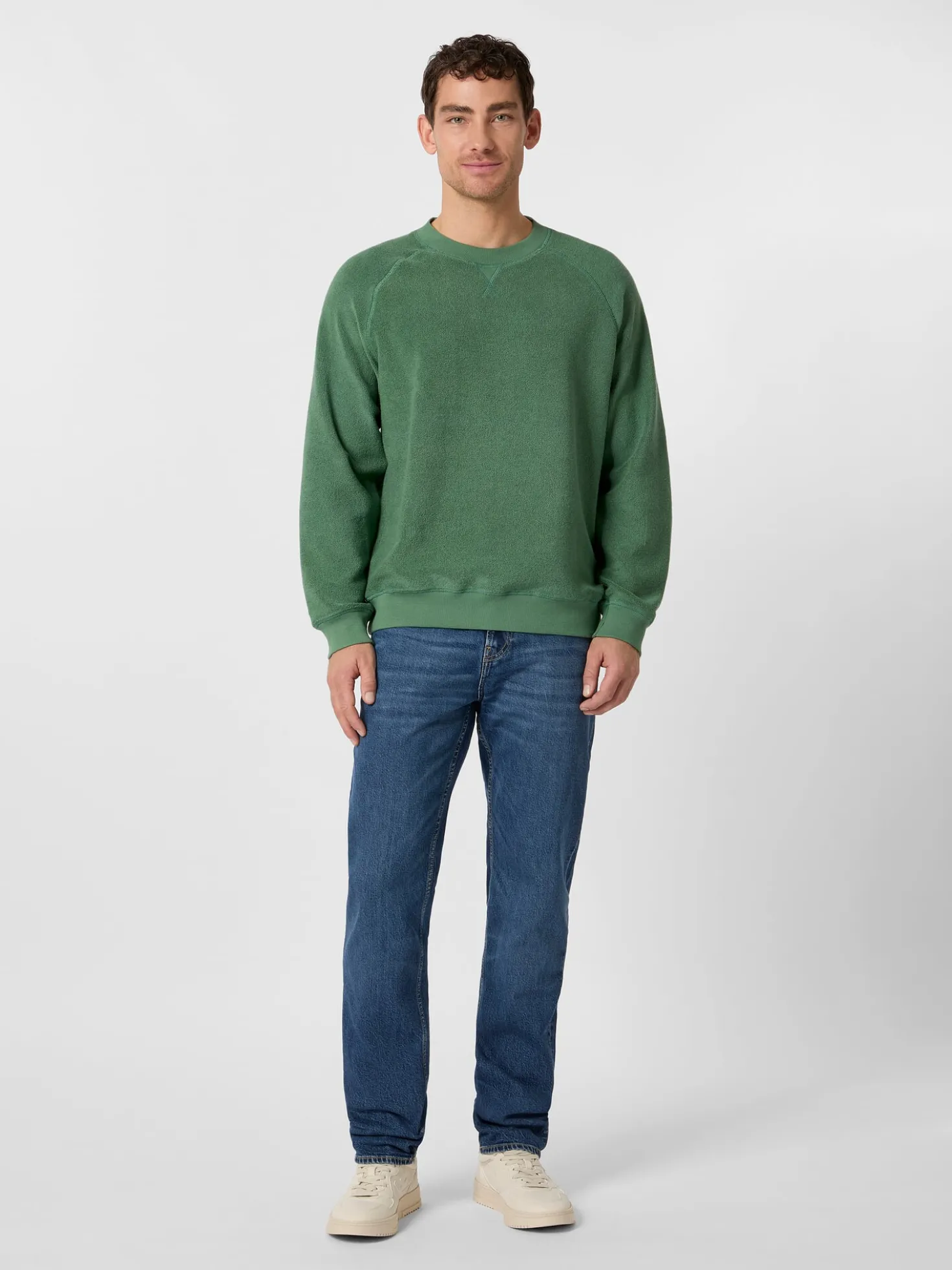 Herren-Sweatshirt Frottee