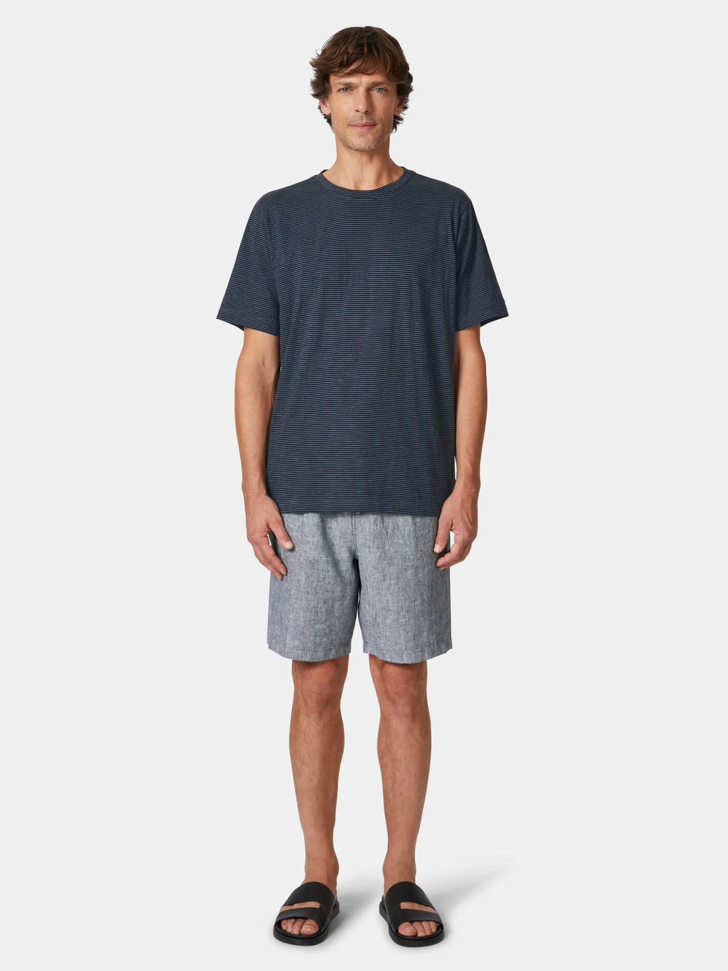 Herren-T-Shirt gestreift