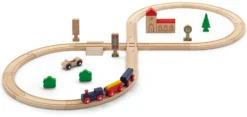 Holzschienenbahn