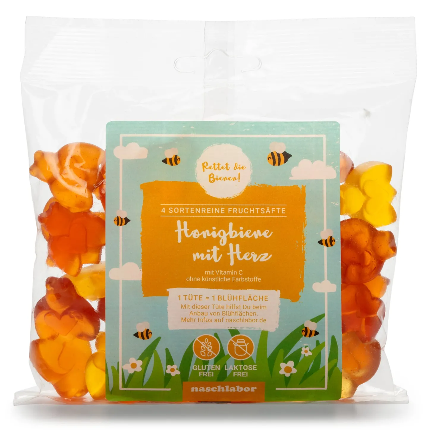 Honigbienen mit Herz