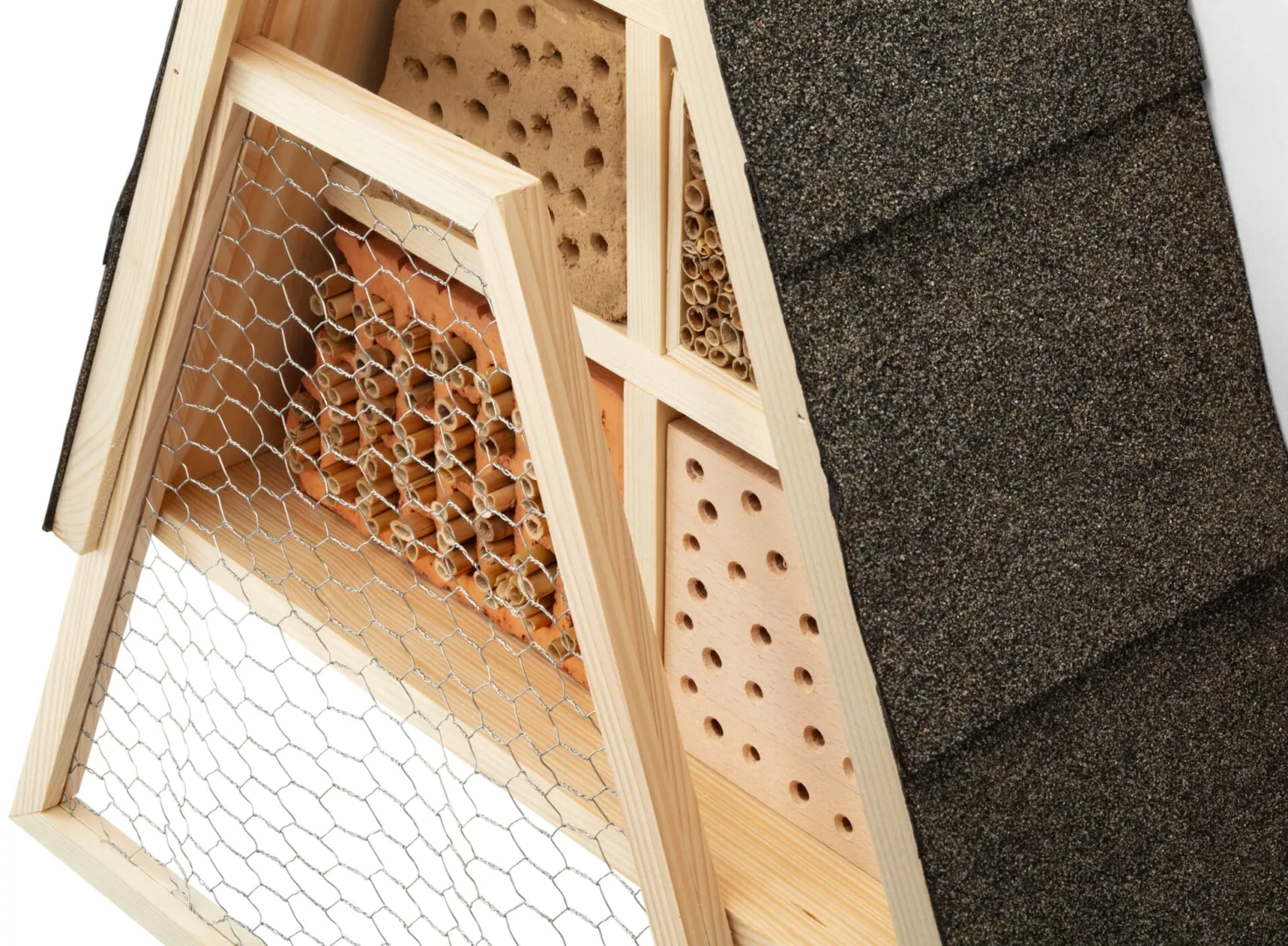 Insektenhaus Fichtenholz