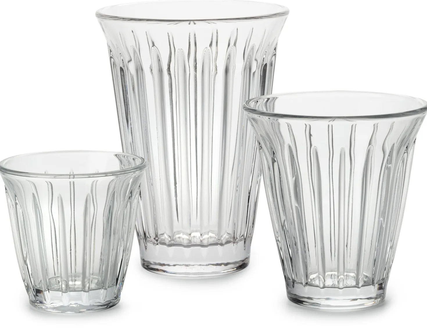 Kaffeeglas gerippt
