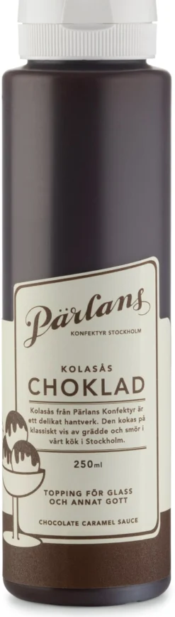 Karamellsauce mit Schokolade Squeeze-Flasche
