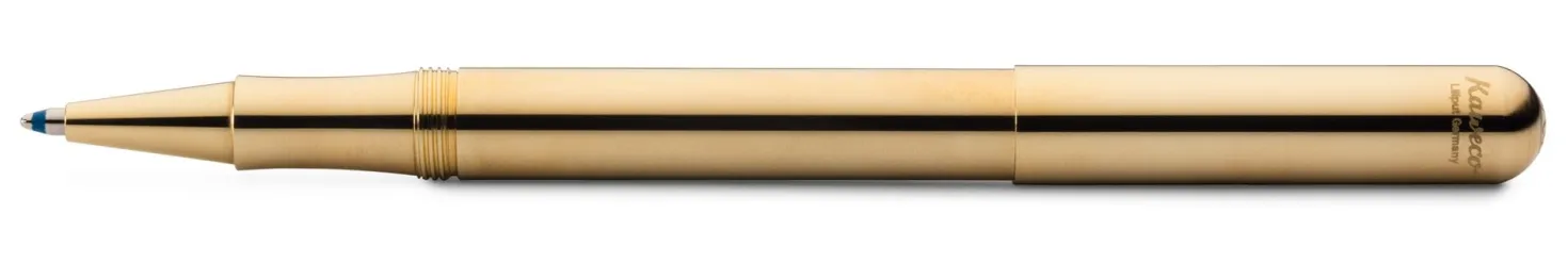 Kaweco Liliput Kugelschreiber Messing mit Kappe