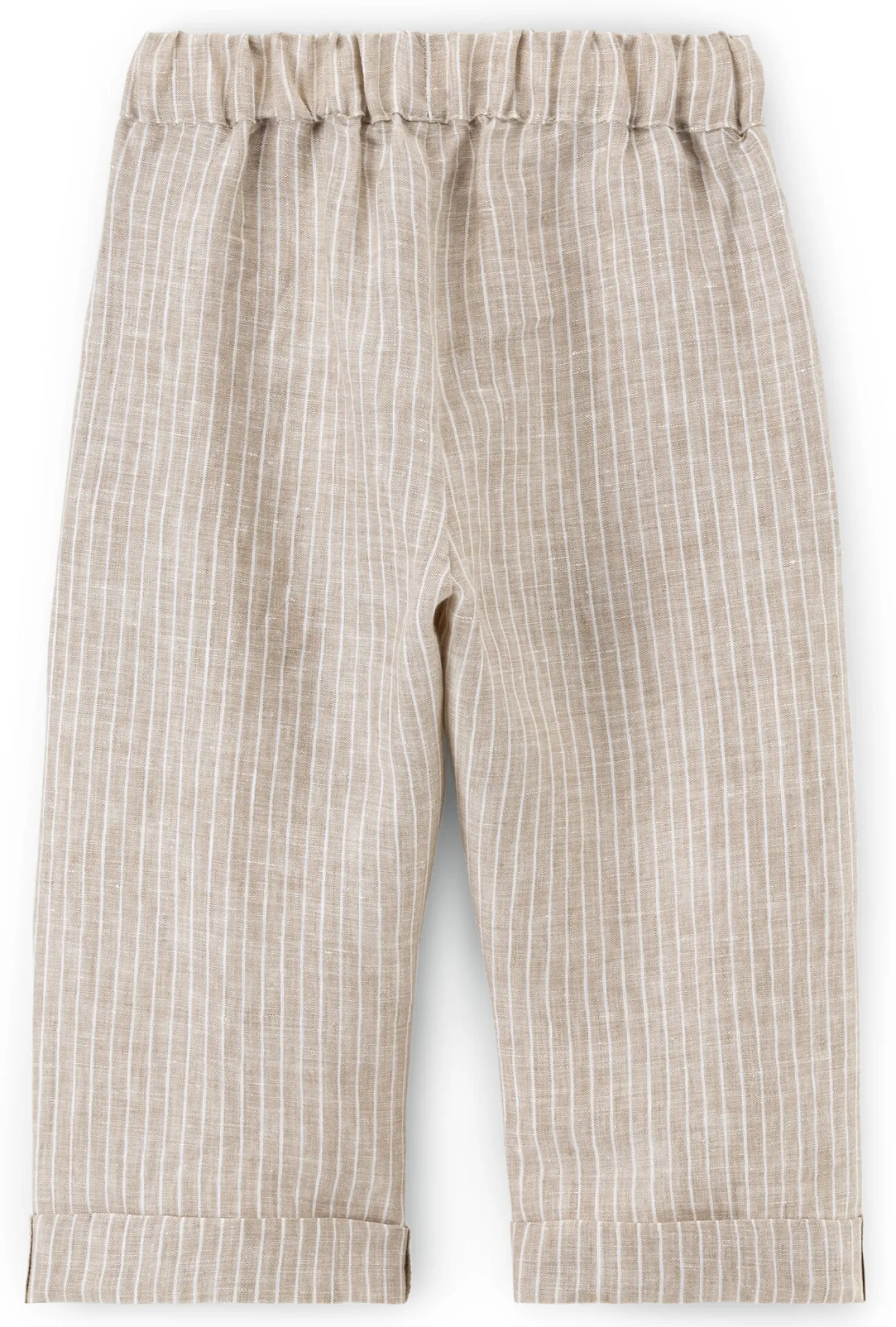 Kinder-Hose Leinen gestreift