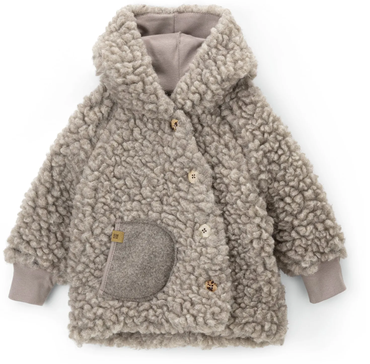 Kinder-Jacke Wollplüsch