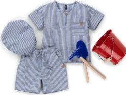 Kinder-Kurzarmshirt Baumwolle gestreift