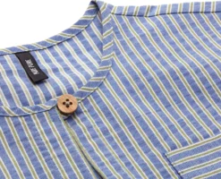 Kinder-Kurzarmshirt Baumwolle gestreift