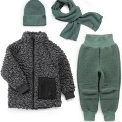 Kinder-Mütze Merino-Baumwolle-Seide