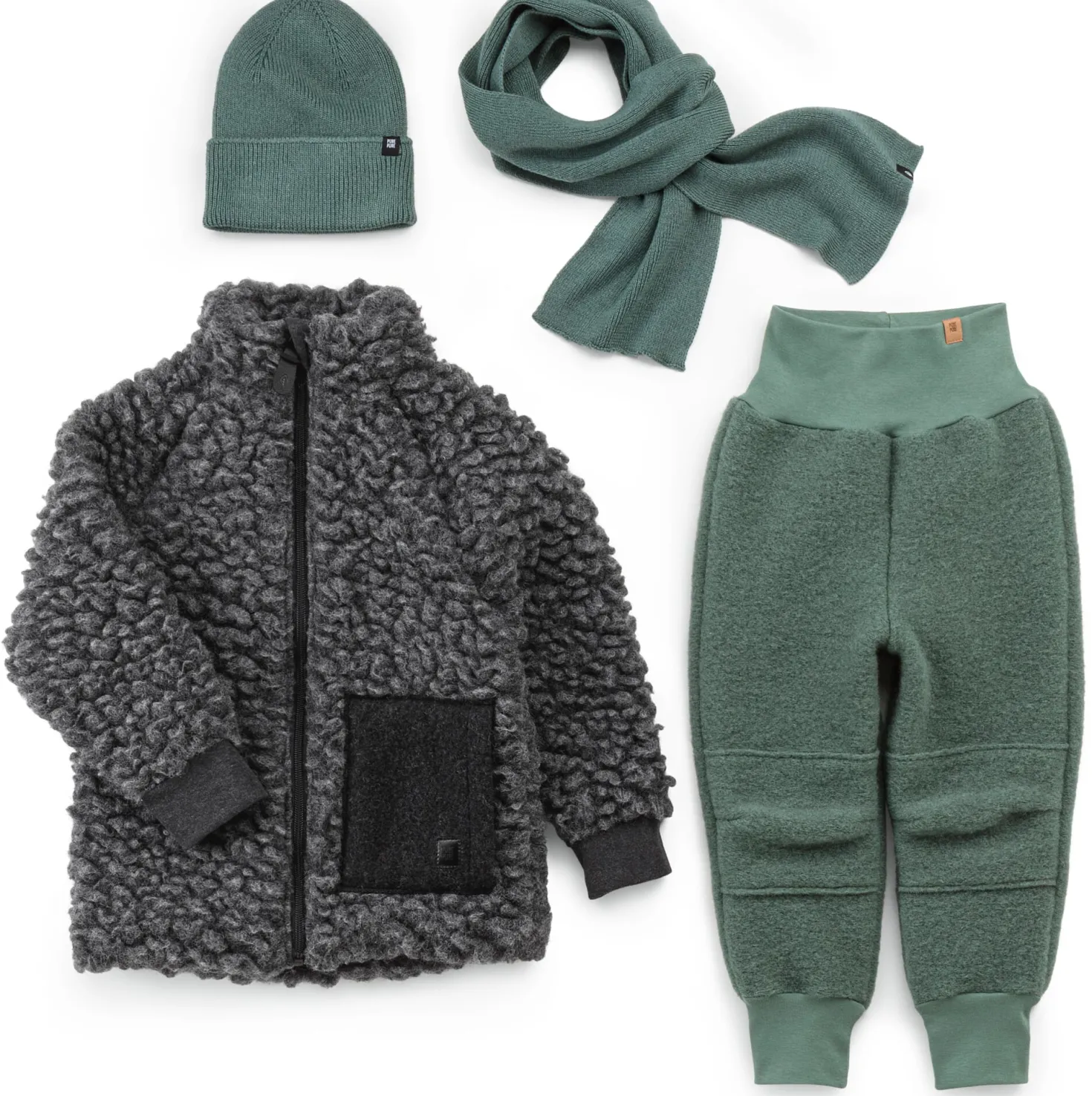 Kinder-Mütze Merino-Baumwolle-Seide