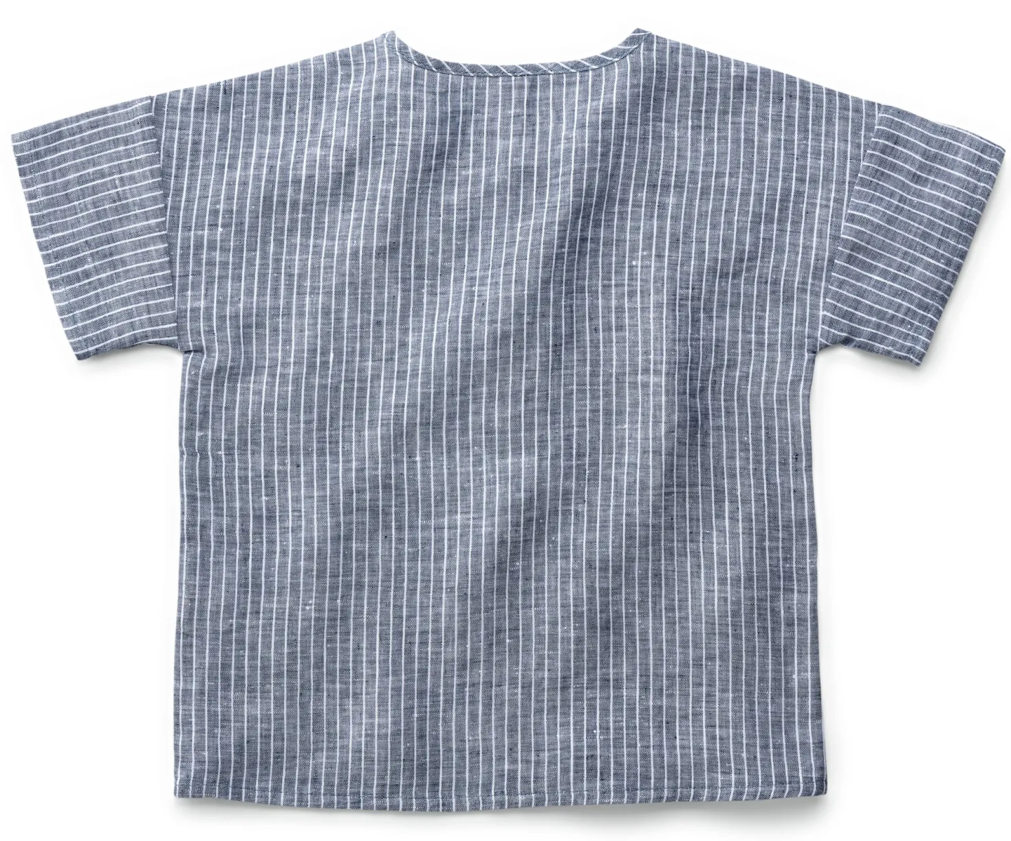 Kinder-T-Shirt Leinen gestreift
