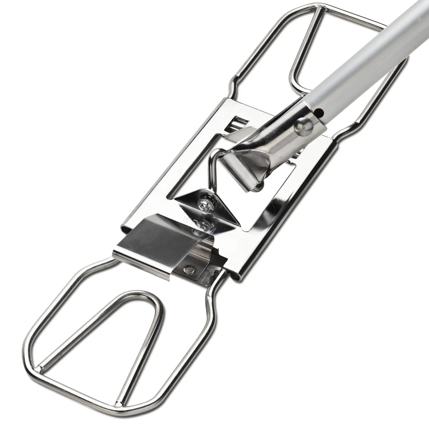 Klapphalter Edelstahl mit Aluminiumstiel