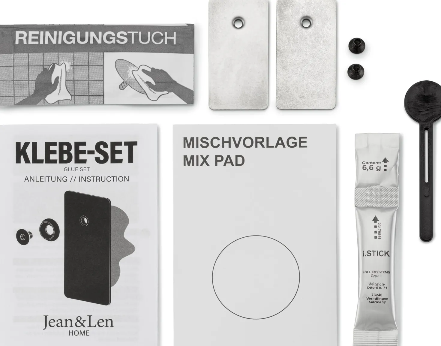 Klebe-Set zu Bad-Serie Len