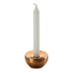Kleiner Tischleuchter Bronzeguss
