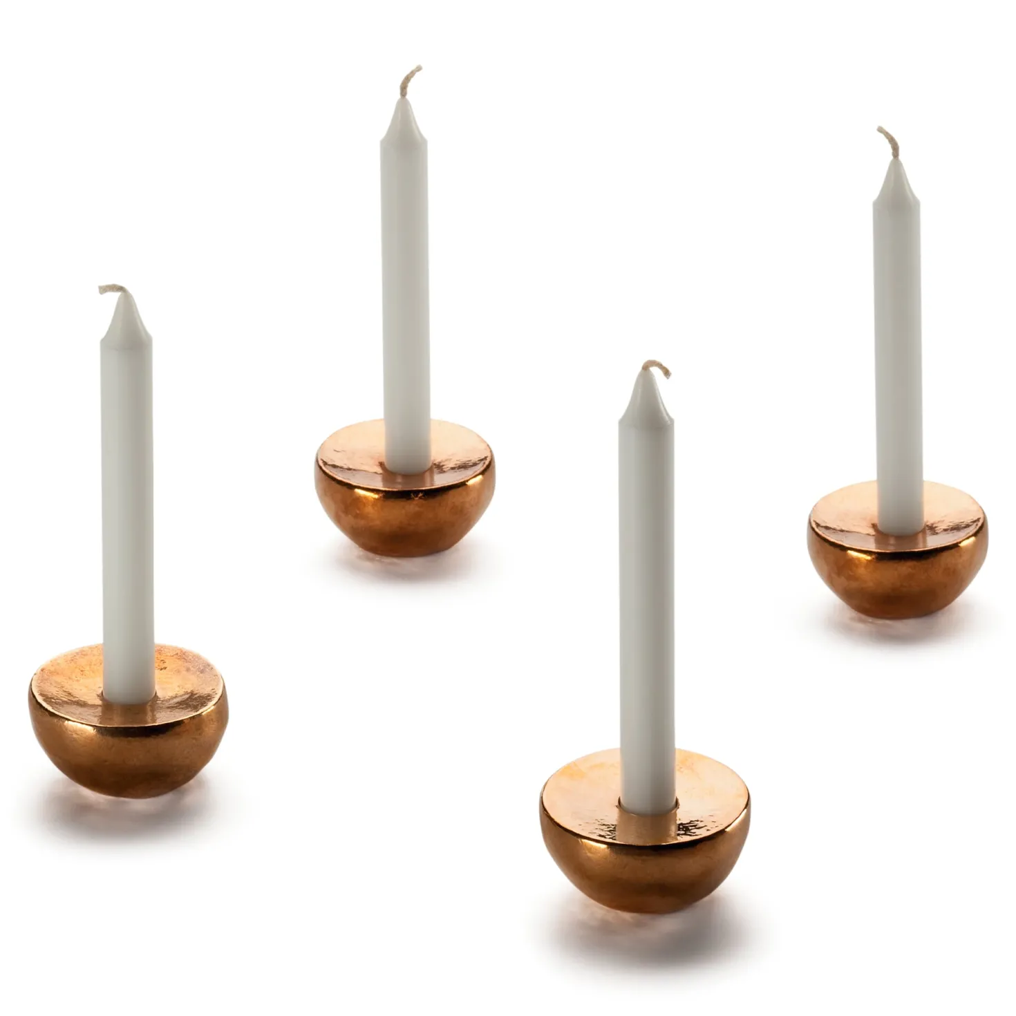 Kleiner Tischleuchter Bronzeguss