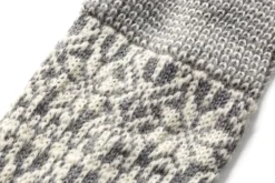 Kniestrumpf Jacquard Schurwolle