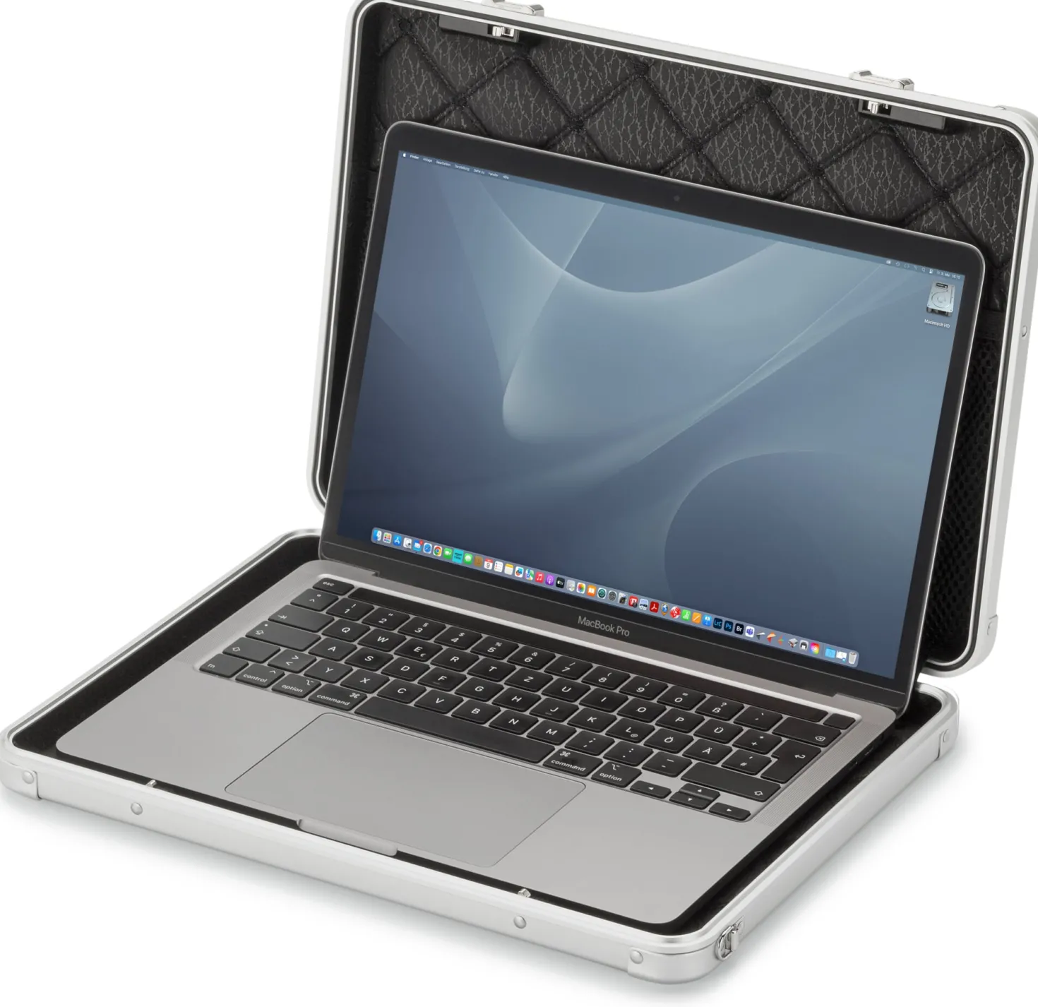 Laptophülle Aluminium