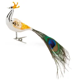 Lauschaer Glas Pfau traditionell