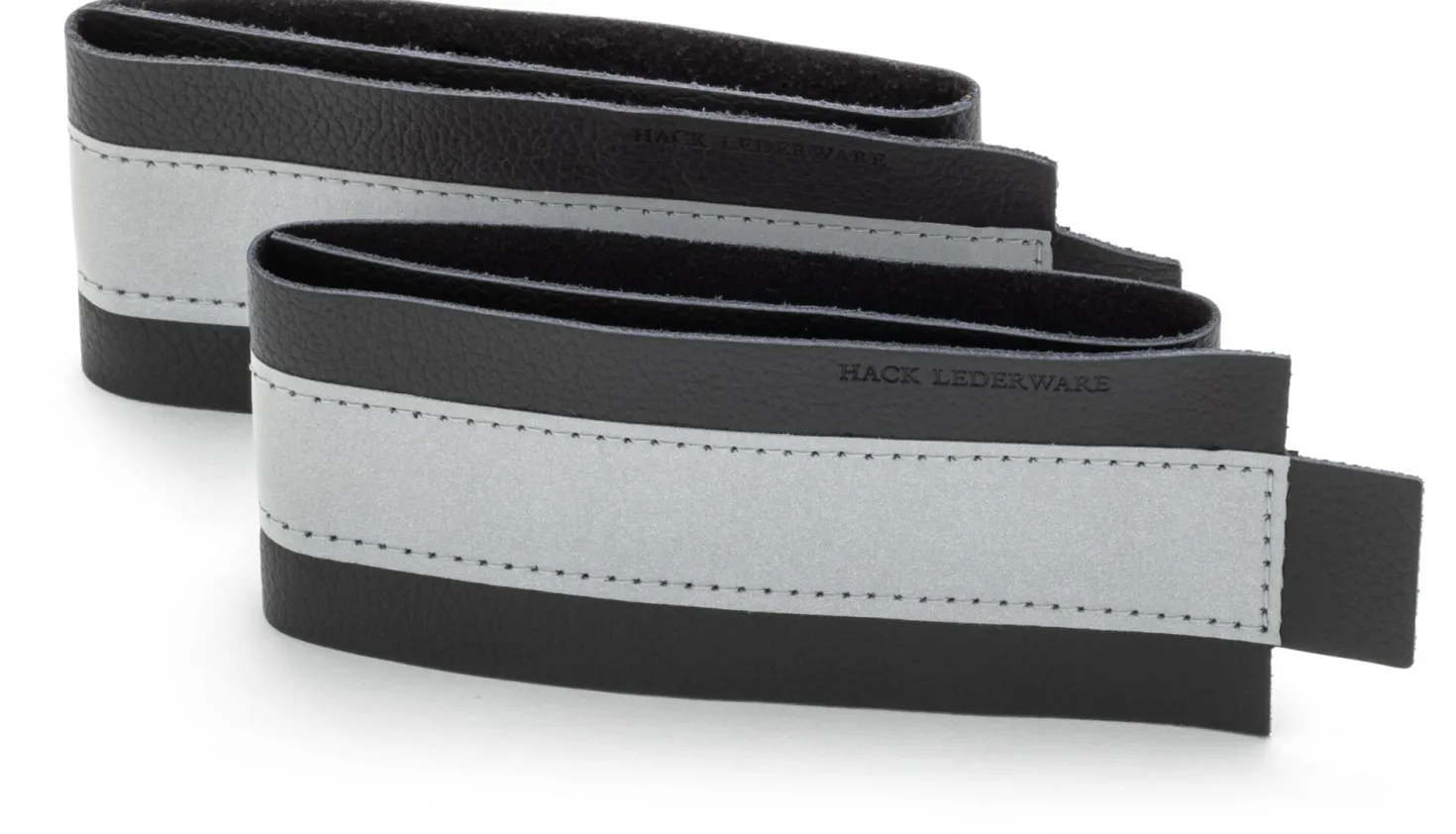 Lederband mit Reflektorstreifen