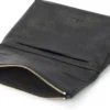 Lederhandtasche, schwarz