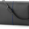 Leder-Umhängetasche klein, schwarz