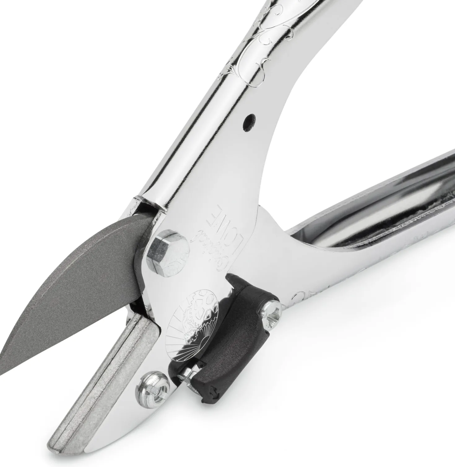 Löwe Ambossschere klein mit Lederholster