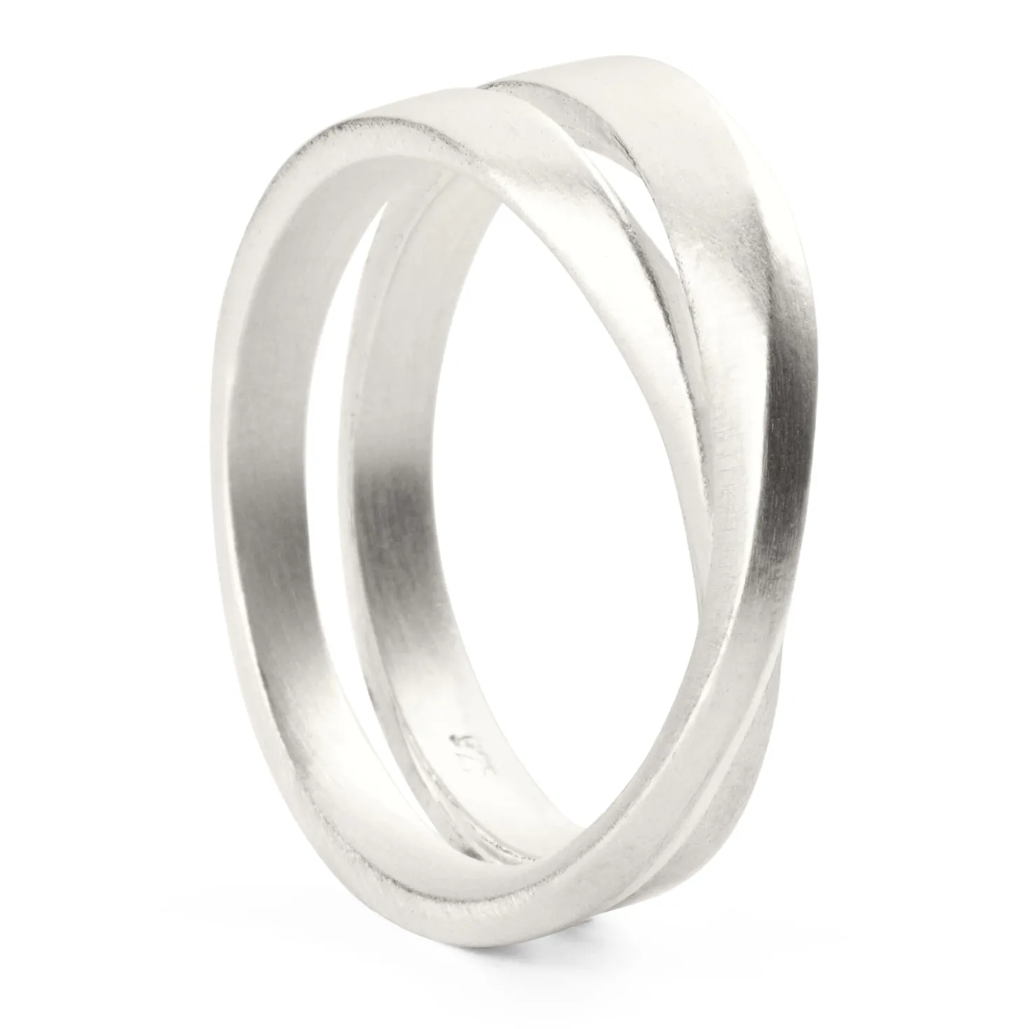 Möbius-Ring Silber