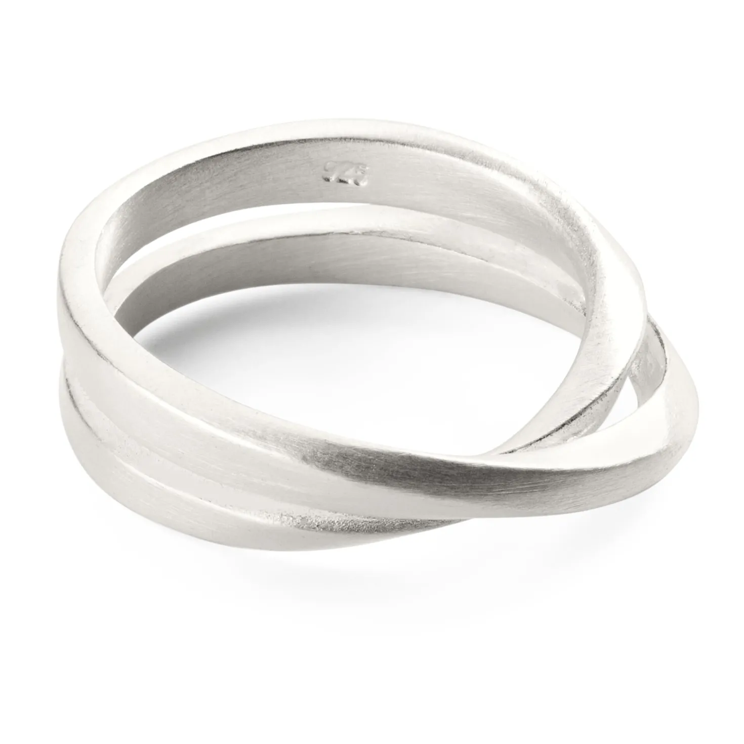 Möbius-Ring Silber
