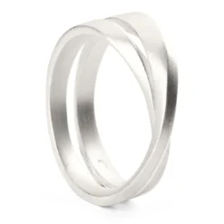 Möbius-Ring Silber