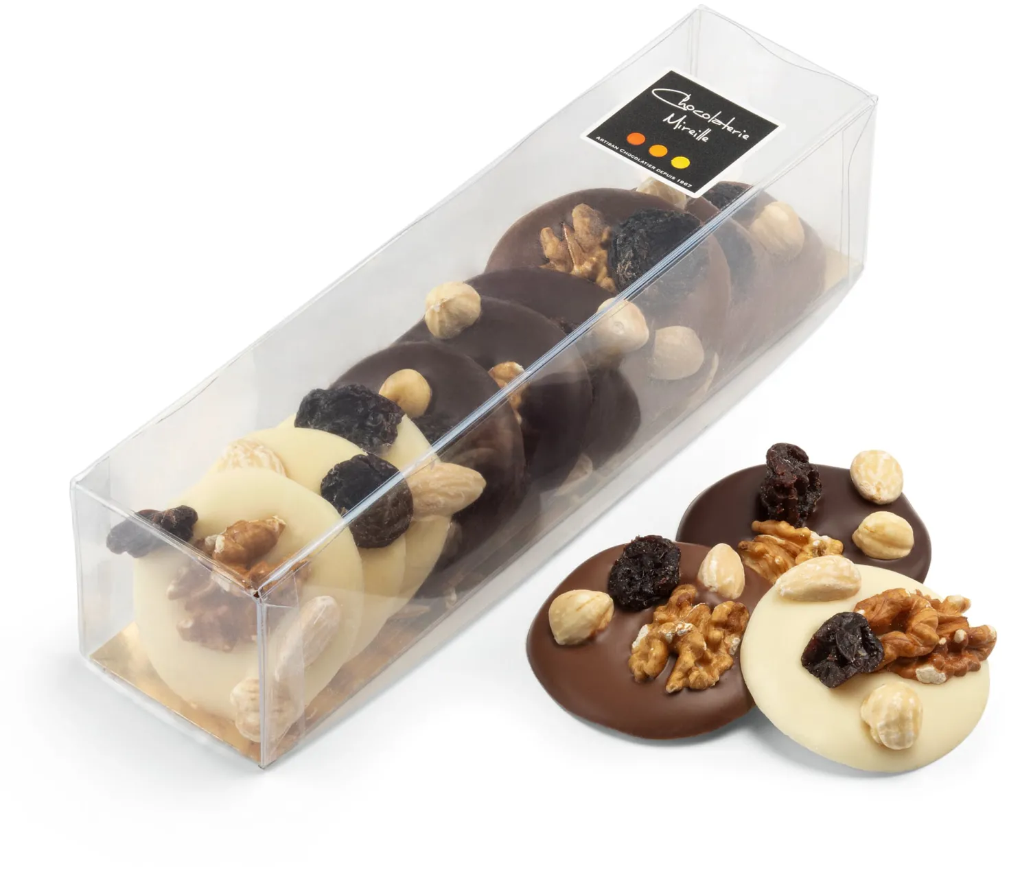 Mendiants au chocolat