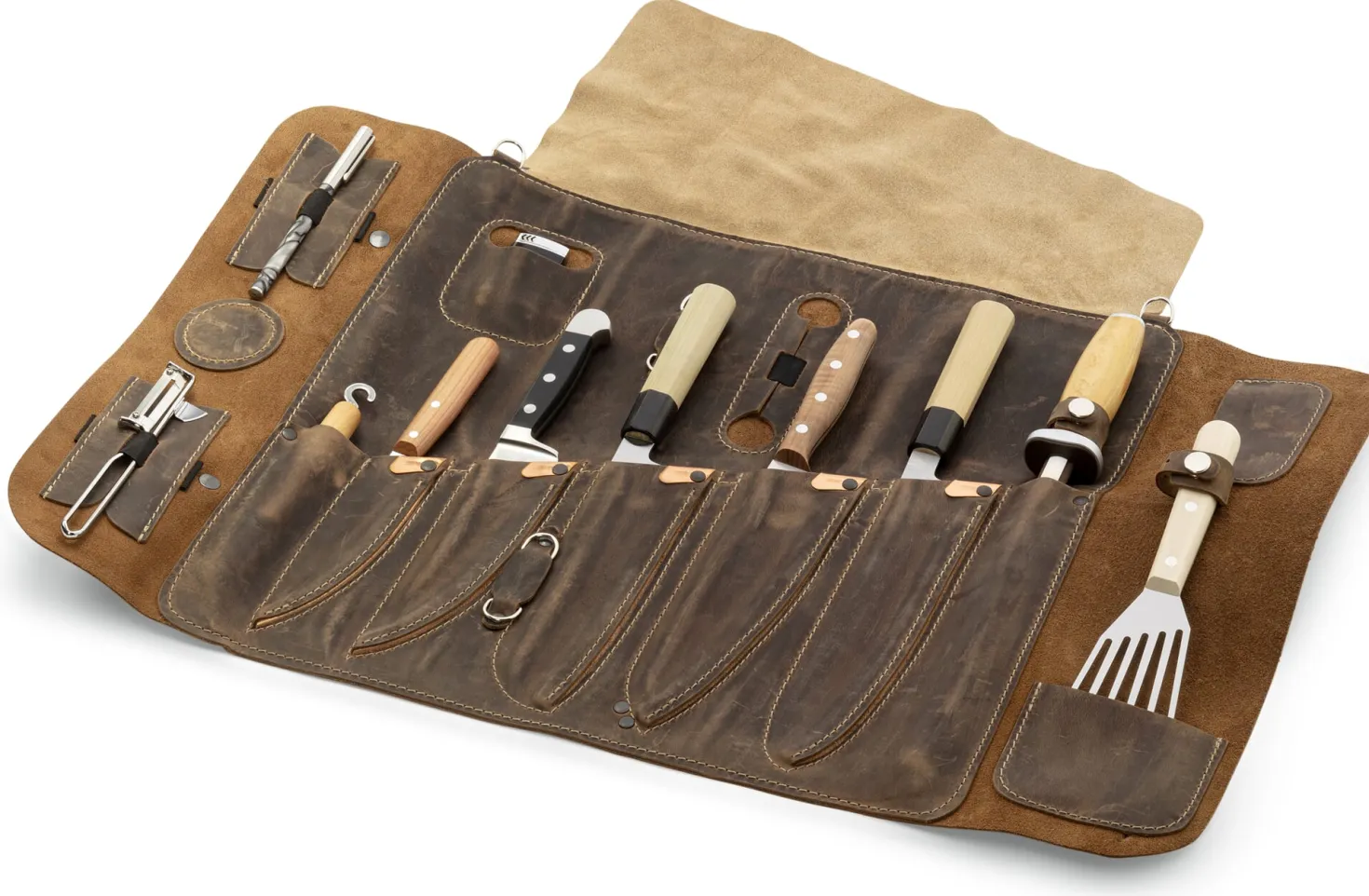 Messertasche Leder