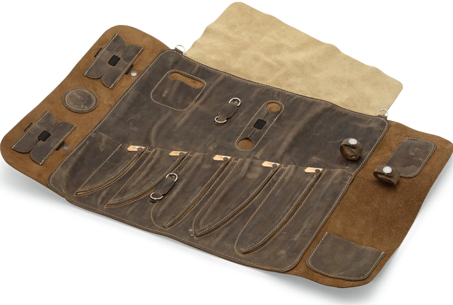 Messertasche Leder