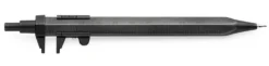 Messograf Druckbleistift schwarz verchromt