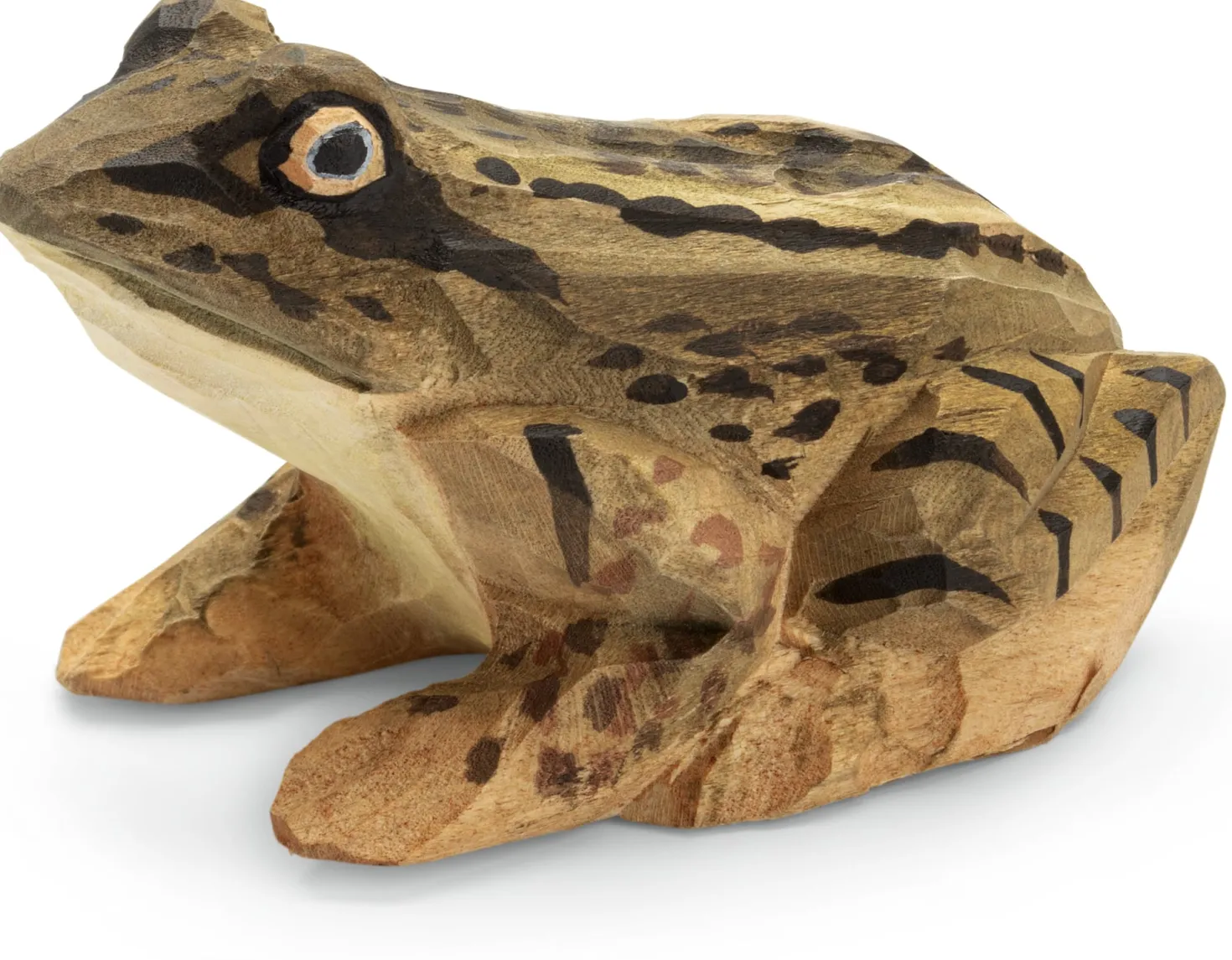 Moorfrosch Lindenholz handgeschnitzt